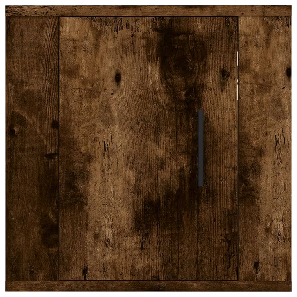 Mobile Porta TV a Parete Rovere Fumo 40x34,5x40 cm - homemem39