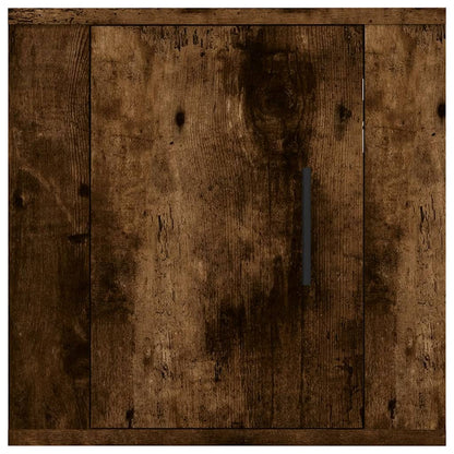 Mobile Porta TV a Parete Rovere Fumo 40x34,5x40 cm - homemem39