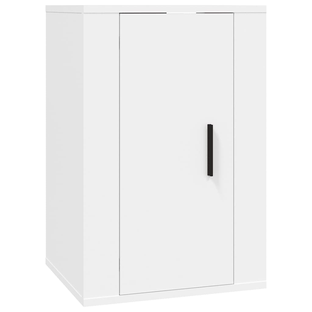 Mobili Porta TV a Parete 2 pz Bianco 40x34,5x60 cm - homemem39