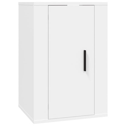 Mobili Porta TV a Parete 2 pz Bianco 40x34,5x60 cm - homemem39
