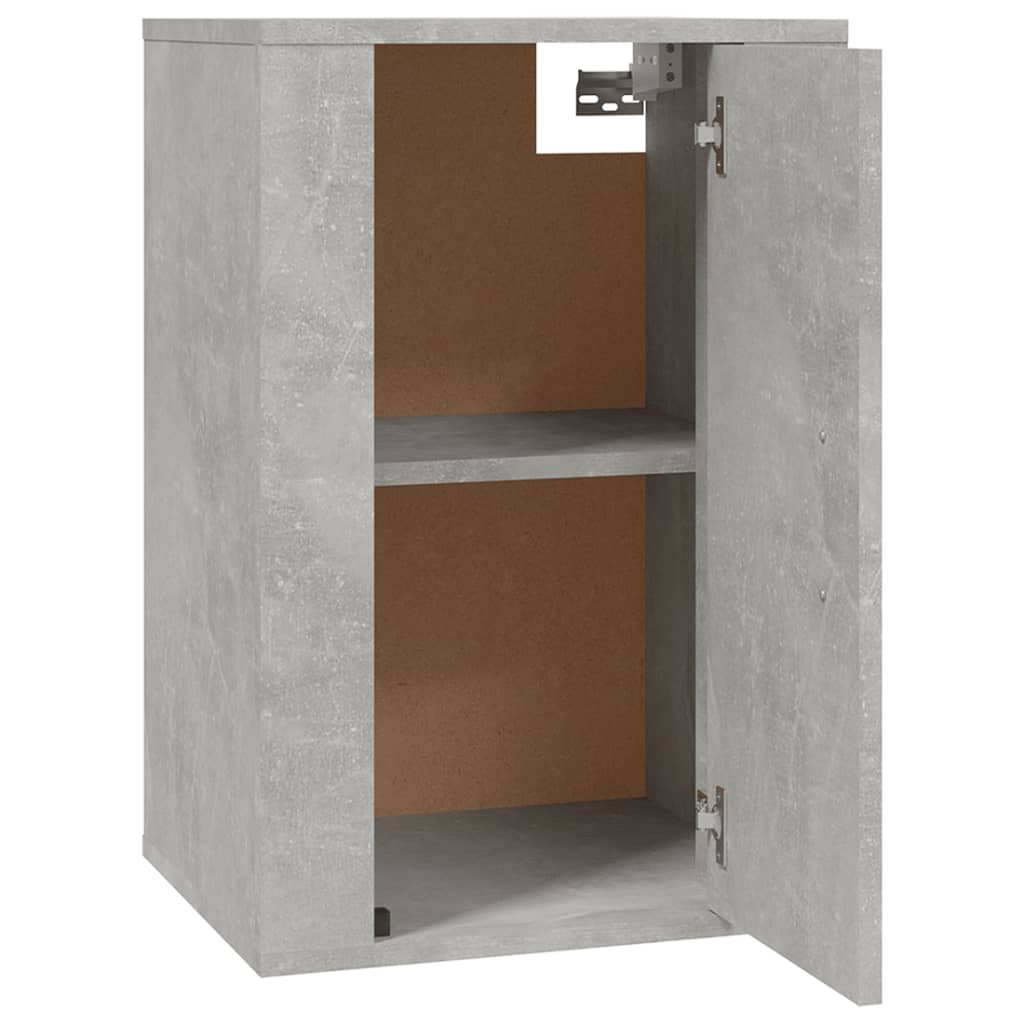 Mobili Porta TV a Parete 2 pz Grigio Cemento 40x34,5x60 cm - homemem39