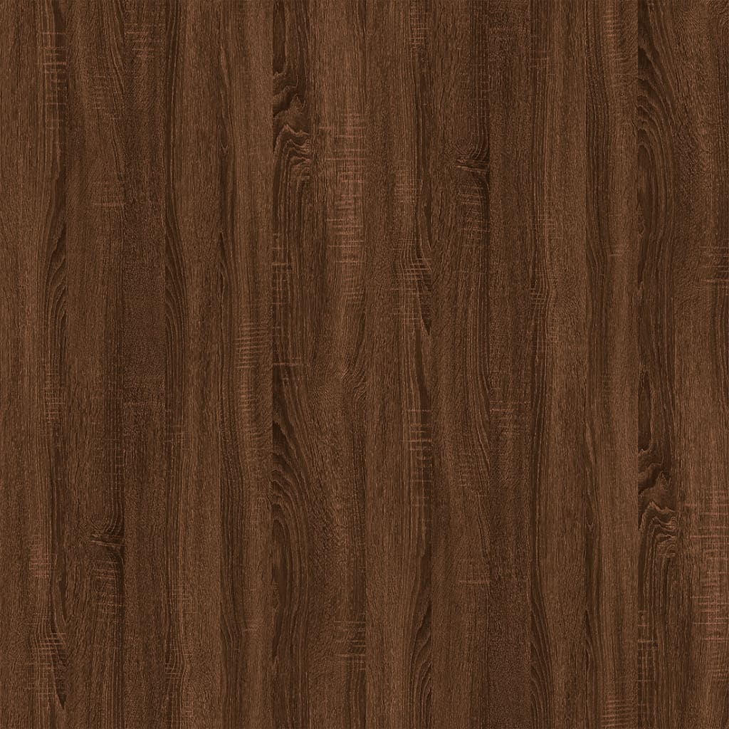 Mobile Porta TV a Parete Rovere Marrone 40x34,5x80 cm - homemem39