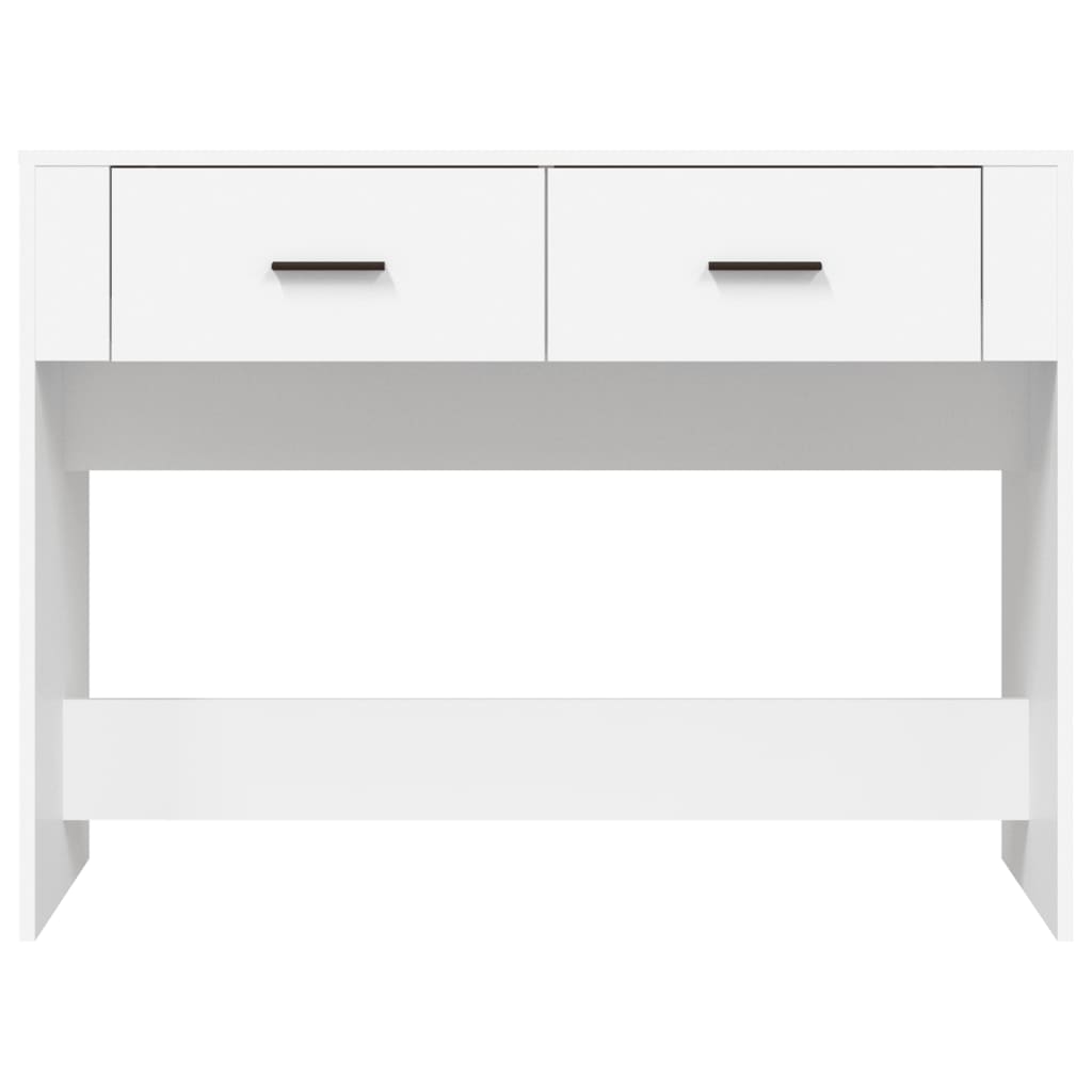 Tavolino Consolle Bianco 100x39x75 cm in Legno Multistrato - homemem39