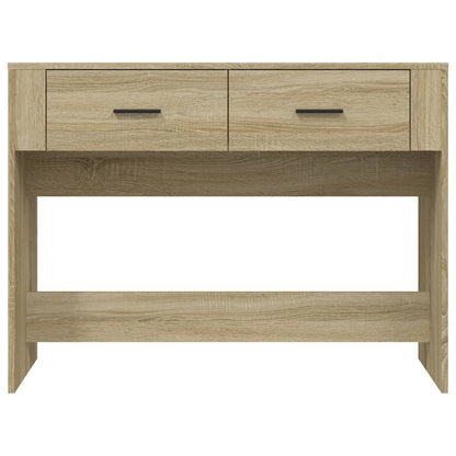 Tavolo Consolle Rovere Sonoma 100x39x75 cm in Legno Multistrato - homemem39