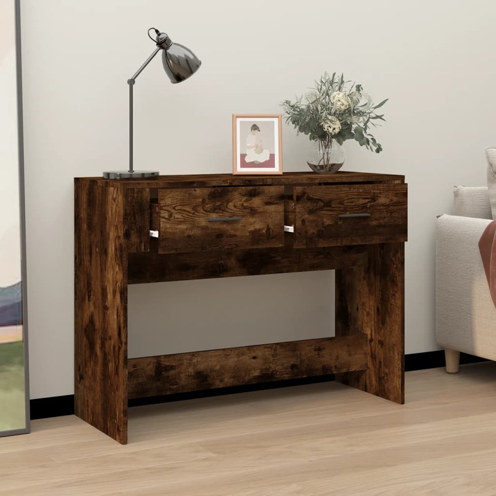 Tavolo Consolle 100x39x75 cm in legno multistrato