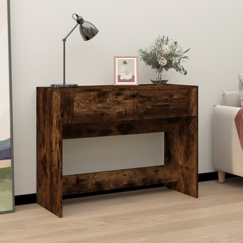 Tavolo Consolle 100x39x75 cm in legno multistrato