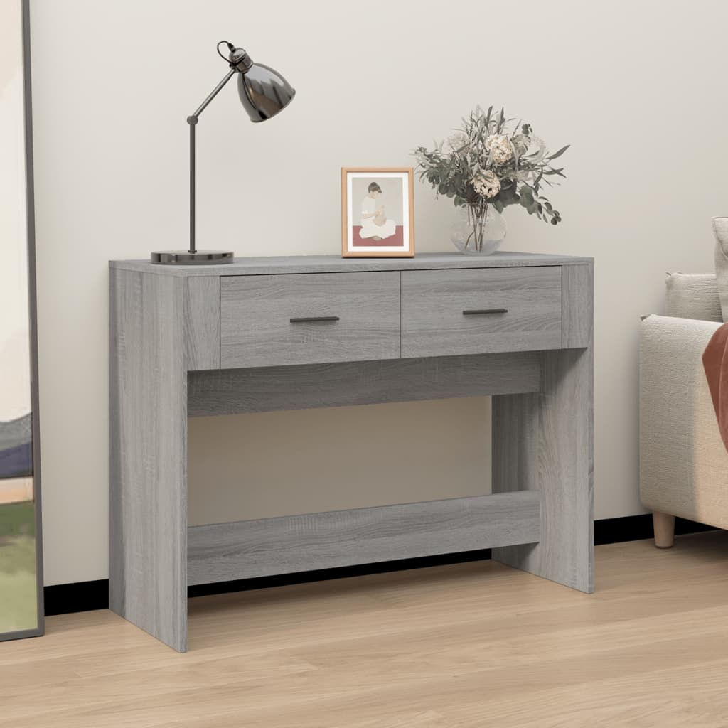 Tavolo Consolle 100x39x75 cm in legno multistrato