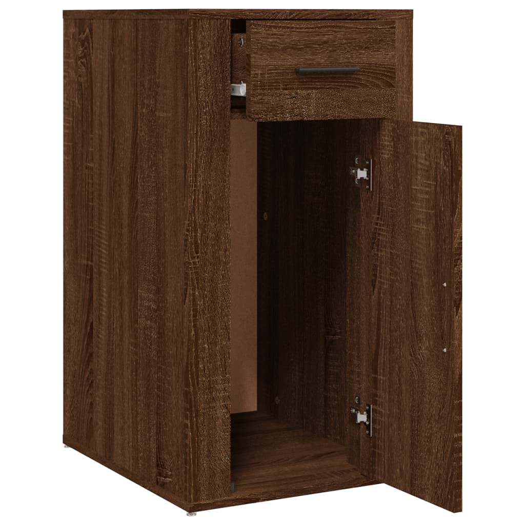 Mobile Scrivania rovere marrone 40x49x75 cm Legno Multistrato - homemem39