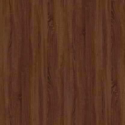Mobile Scrivania rovere marrone 40x49x75 cm Legno Multistrato - homemem39