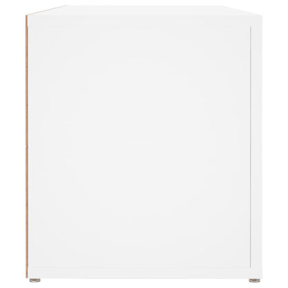 Mobile Porta TV Bianco 100x31,5x35 cm in Legno Multistrato