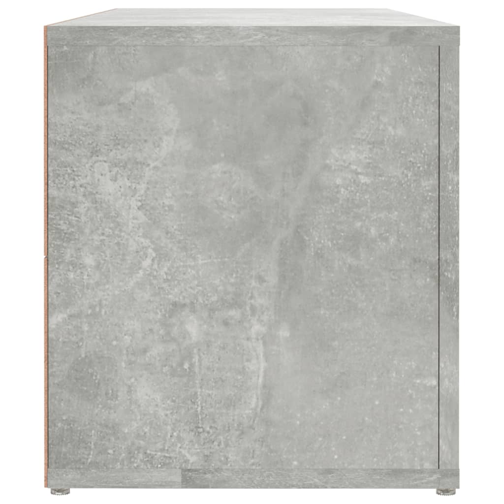Mobile per TV Grigio Cemento 100x31,5x35 cm Legno Multistrato
