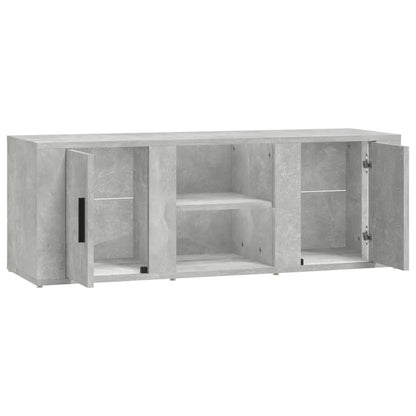 Mobile per TV Grigio Cemento 100x31,5x35 cm Legno Multistrato
