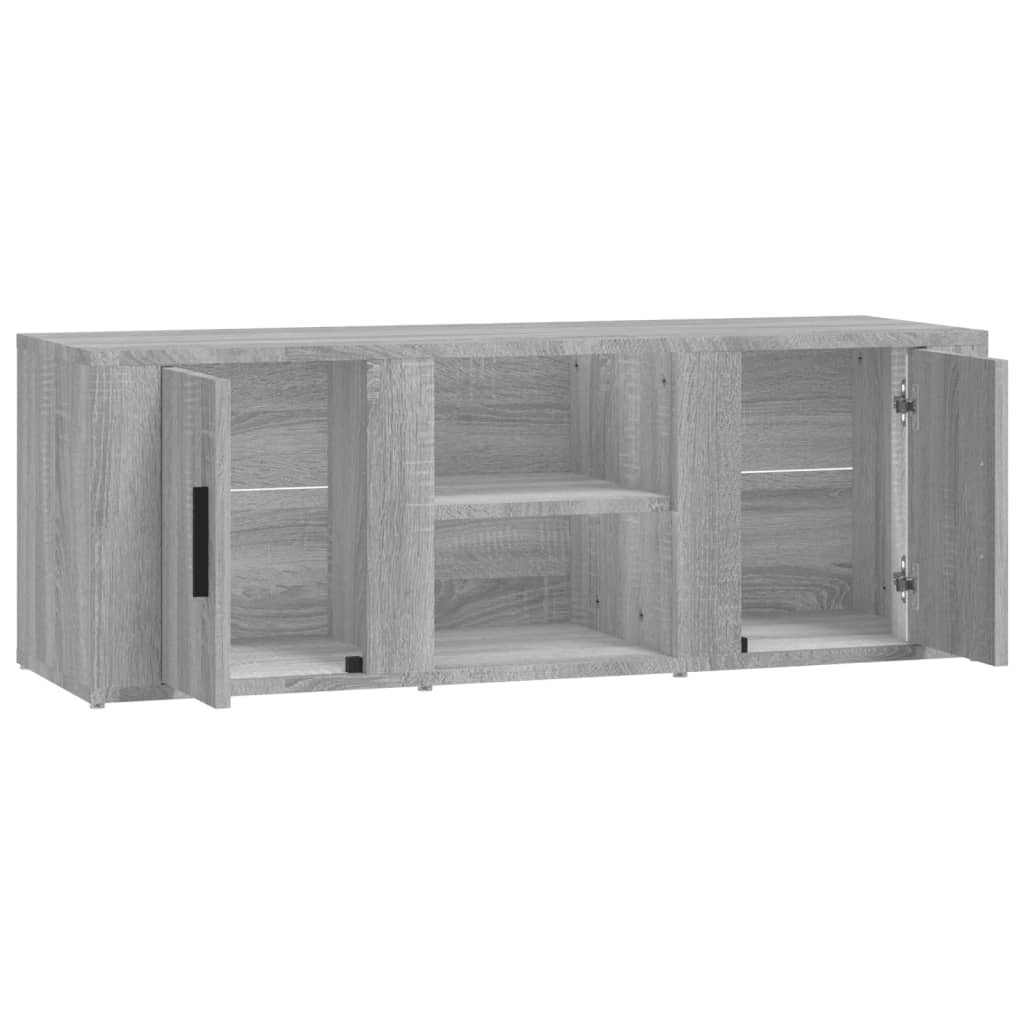 Mobile TV Grigio Sonoma 100x31,5x35 cm in Legno Multistrato