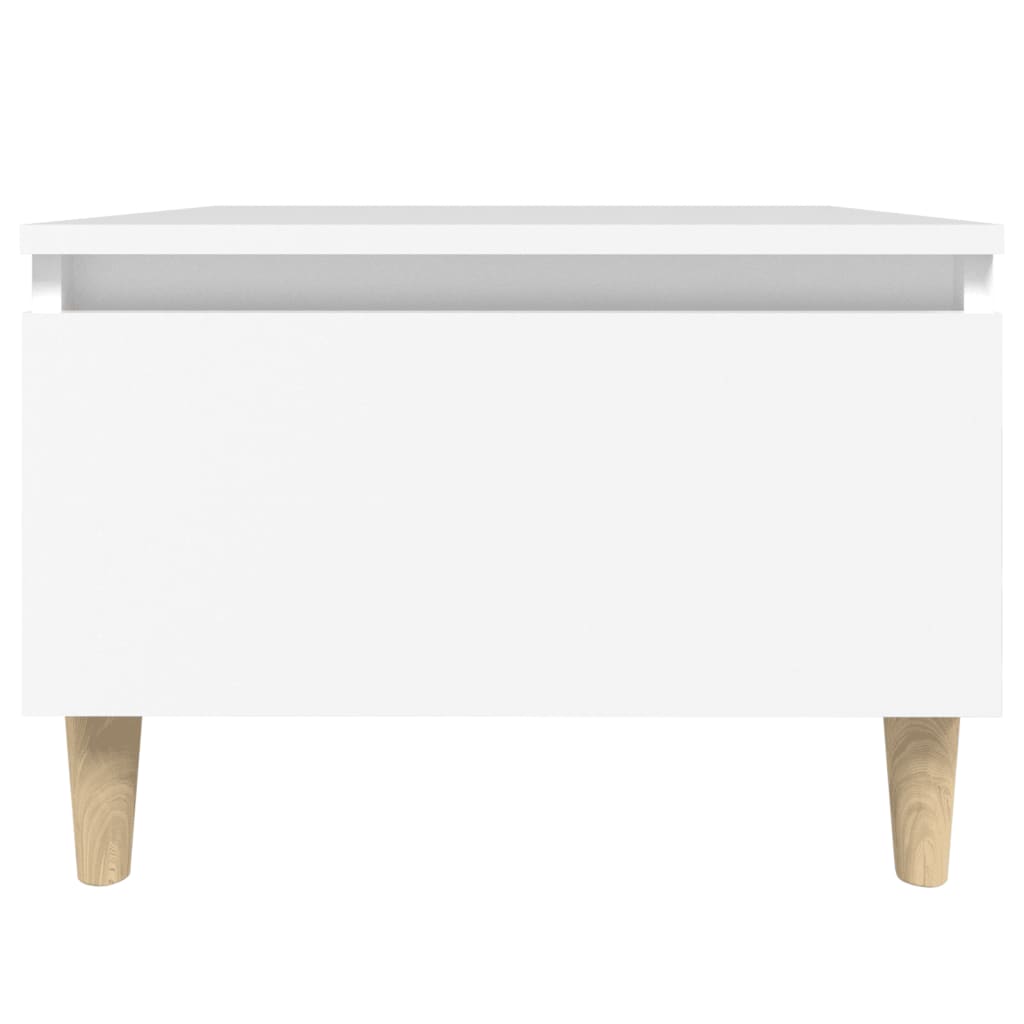 Tavolino Bianco 50x46x35 cm in Legno Multistrato - homemem39