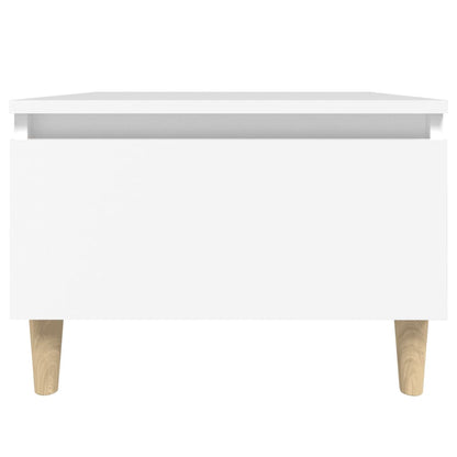 Tavolino Bianco 50x46x35 cm in Legno Multistrato - homemem39