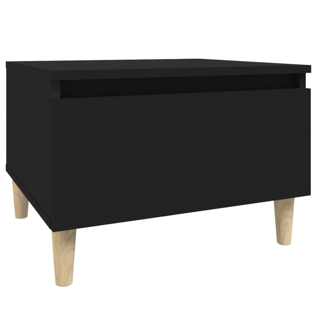 Tavolino Nero 50x46x35 cm in Legno Multistrato - homemem39