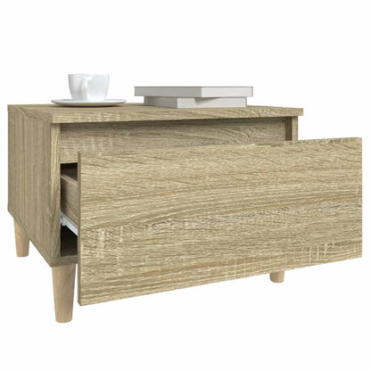 Tavolini 2pz Rovere Sonoma 50x46x35 cm in Legno Multistrato - homemem39