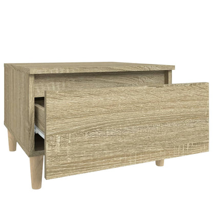 Tavolini 2pz Rovere Sonoma 50x46x35 cm in Legno Multistrato - homemem39