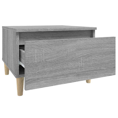 Tavolino Grigio Sonoma 50x46x35 cm in Legno Multistrato