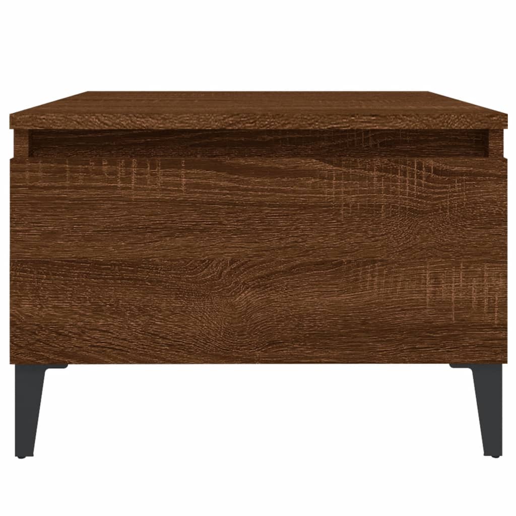Tavolini 2pz Rovere Marrone 50x46x35cm in Legno Multistrato - homemem39