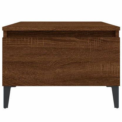 Tavolini 2pz Rovere Marrone 50x46x35cm in Legno Multistrato - homemem39
