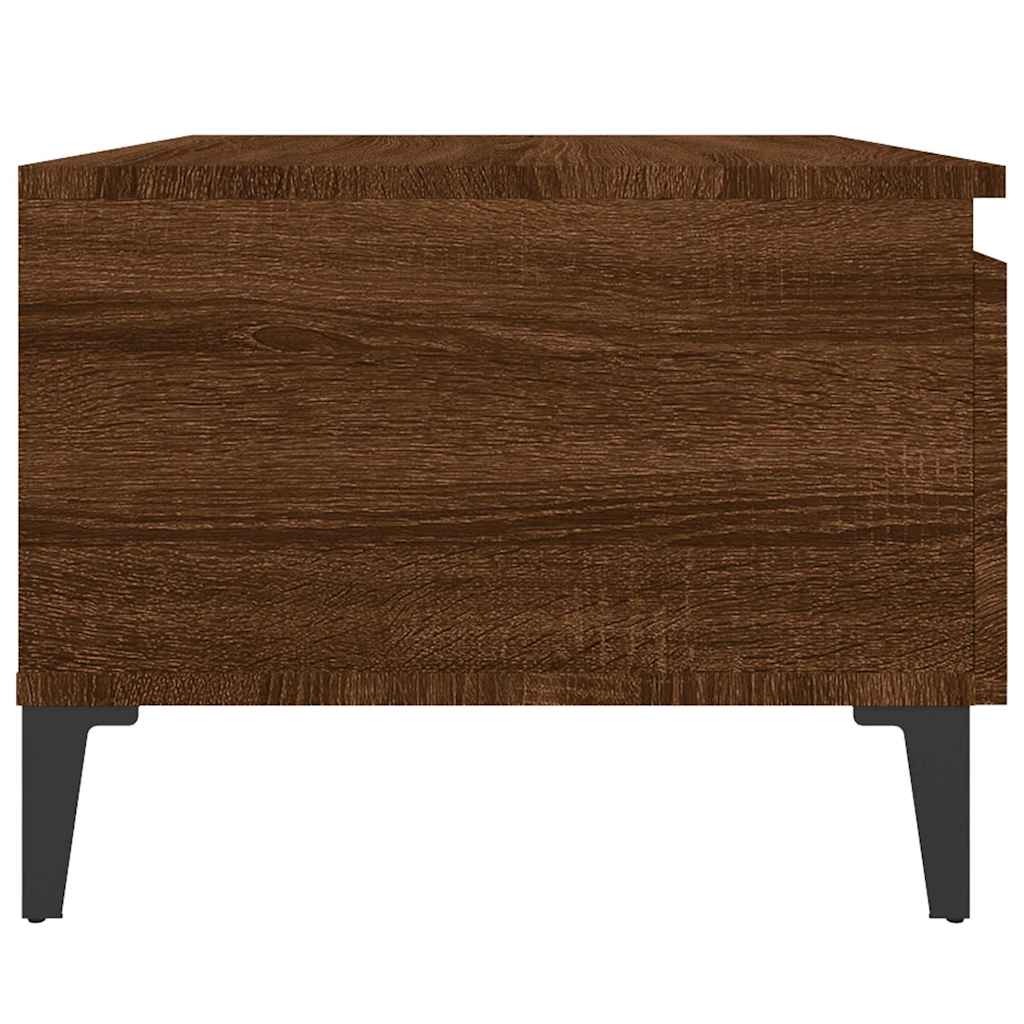 Tavolini 2pz Rovere Marrone 50x46x35cm in Legno Multistrato