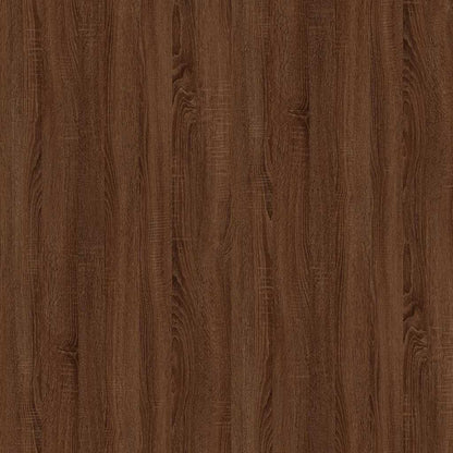 Tavolini 2pz Rovere Marrone 50x46x35cm in Legno Multistrato