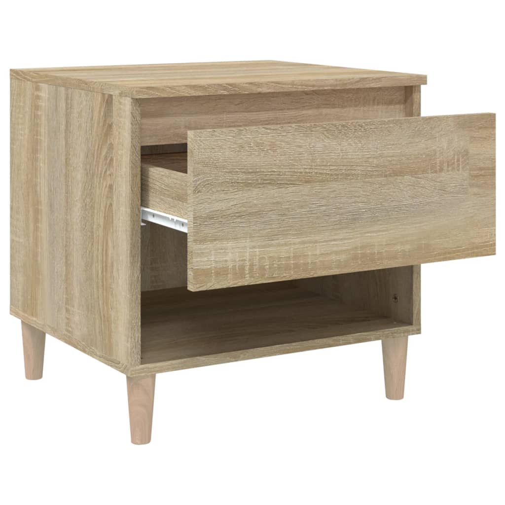 Comodini 2 pz Rovere Sonoma 50x46x50 cm in Legno Multistrato - homemem39