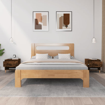 Comodini 2 pz Rovere Fumo 50x46x50 cm in Legno Multistrato - homemem39
