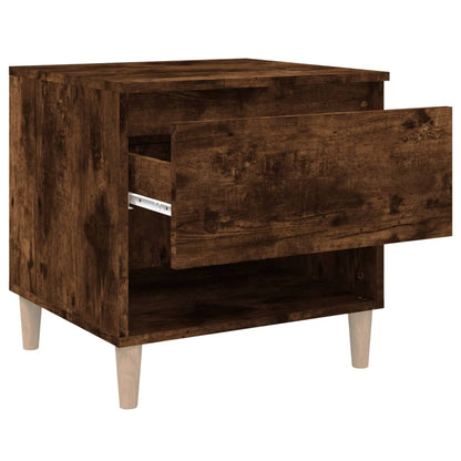Comodini 2 pz Rovere Fumo 50x46x50 cm in Legno Multistrato - homemem39