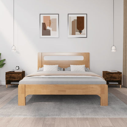 Comodini 2 pz Rovere Fumo 50x46x50 cm in Legno Multistrato - homemem39