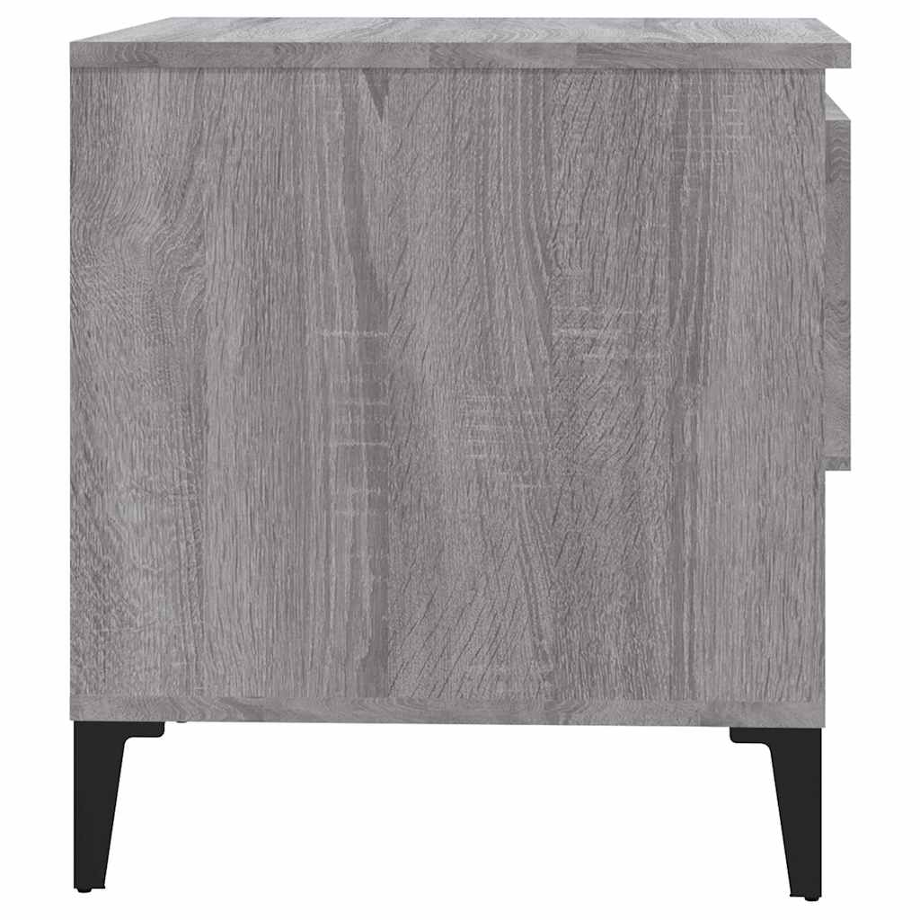 Tavolini 2 pz Grigio Sonoma 50x46x50 cm in Legno Multistrato