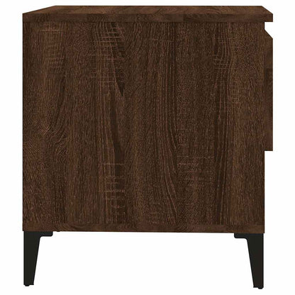 Tavolino Rovere Marrone 50x46x50 cm in Legno Multistrato