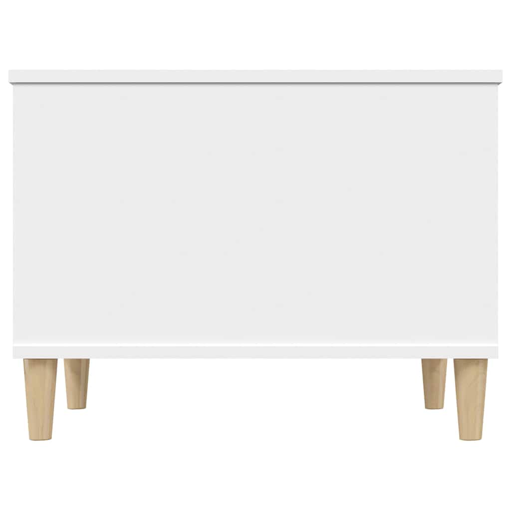 Tavolino da Salotto Bianco 60x44,5x45 cm in Legno Multistrato | homemem39
