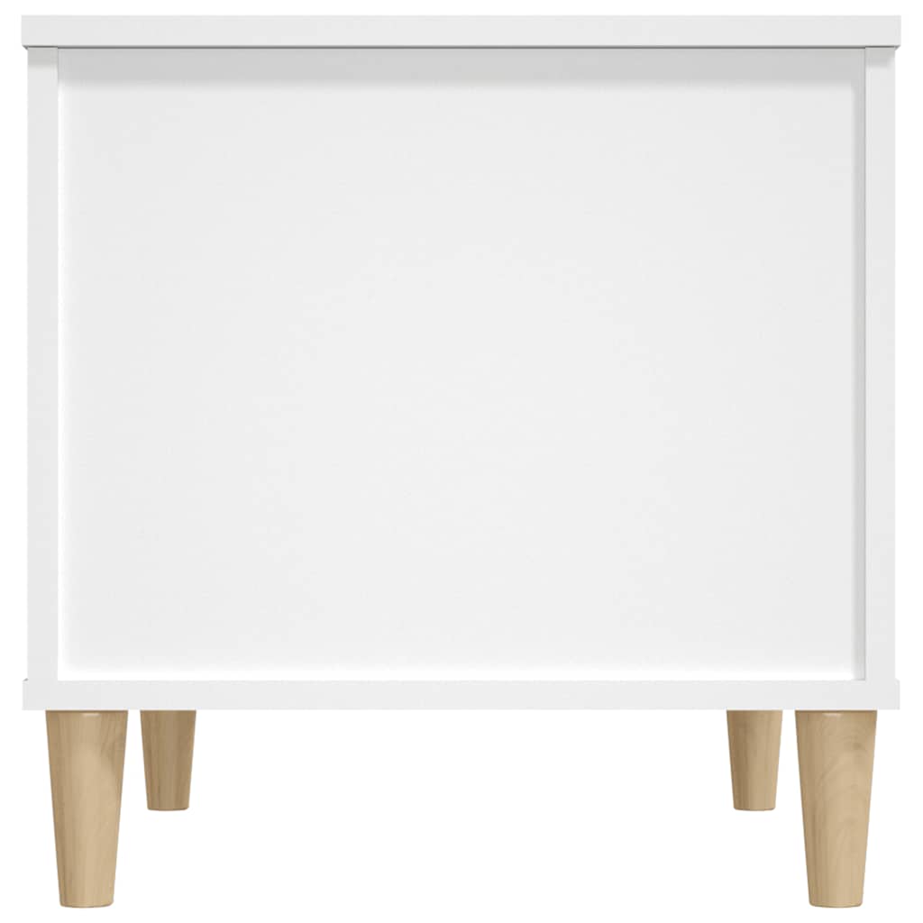 Tavolino da Salotto Bianco 60x44,5x45 cm in Legno Multistrato | homemem39