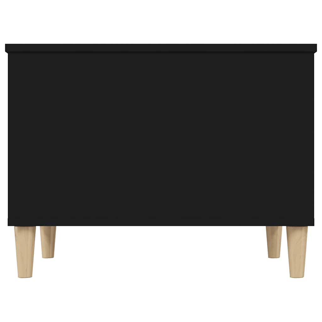 Tavolino da Salotto Nero 60x44,5x45 cm in Legno Multistrato | homemem39