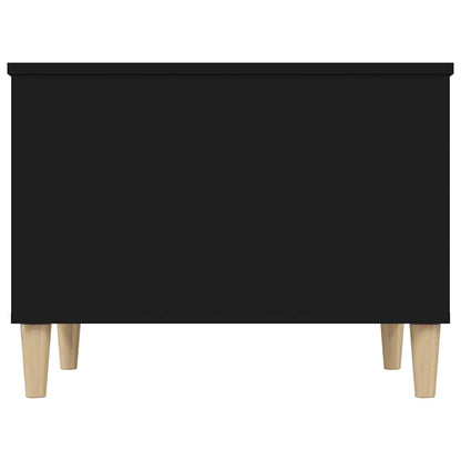 Tavolino da Salotto Nero 60x44,5x45 cm in Legno Multistrato | homemem39