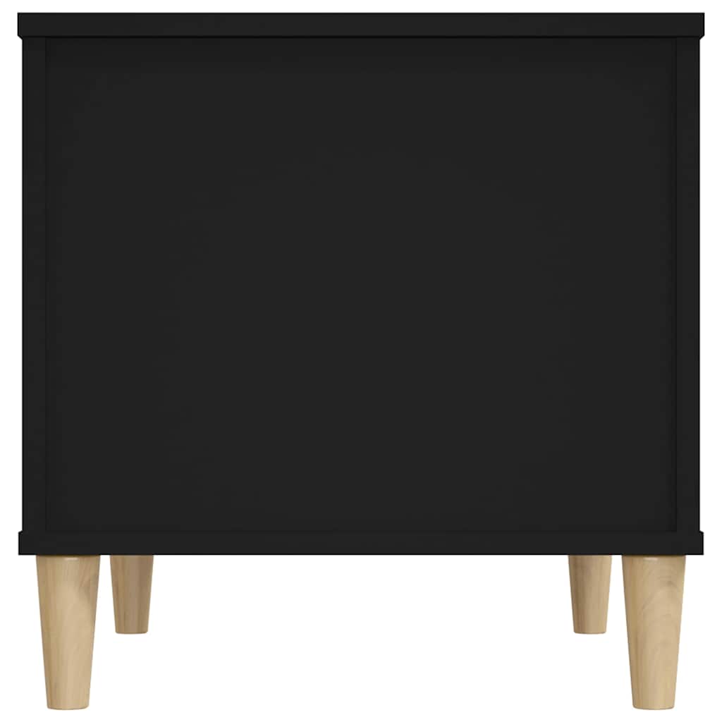 Tavolino da Salotto Nero 60x44,5x45 cm in Legno Multistrato | homemem39