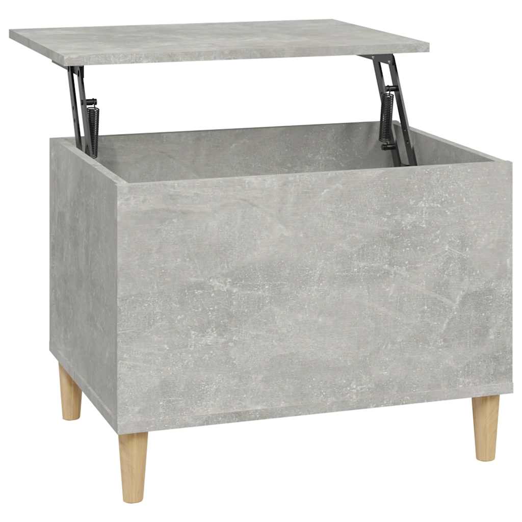 Tavolino Salotto Grigio Cemento 60x44,5x45 cm Legno Multistrato | homemem39