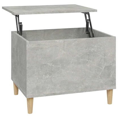 Tavolino Salotto Grigio Cemento 60x44,5x45 cm Legno Multistrato | homemem39