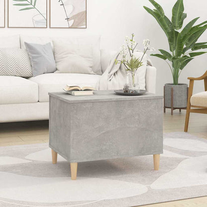 Tavolino Salotto Grigio Cemento 60x44,5x45 cm Legno Multistrato | homemem39