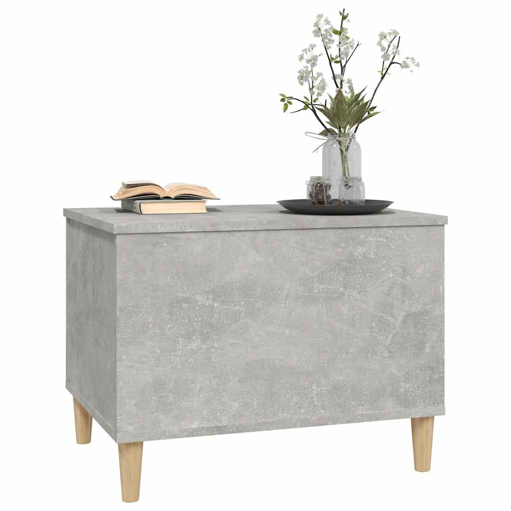 Tavolino Salotto Grigio Cemento 60x44,5x45 cm Legno Multistrato | homemem39