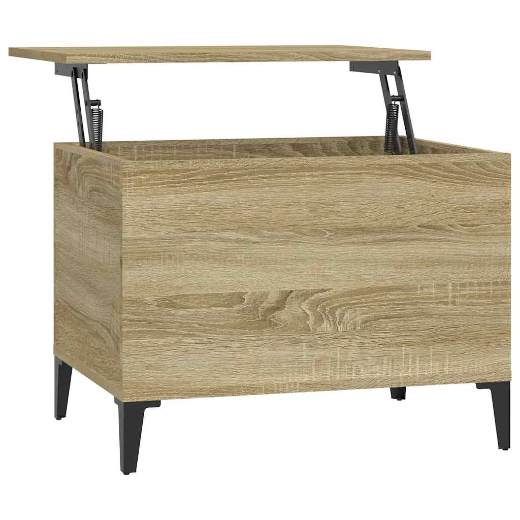 Tavolino Salotto Rovere Sonoma 60x44,5x45 cm Legno Multistrato | homemem39