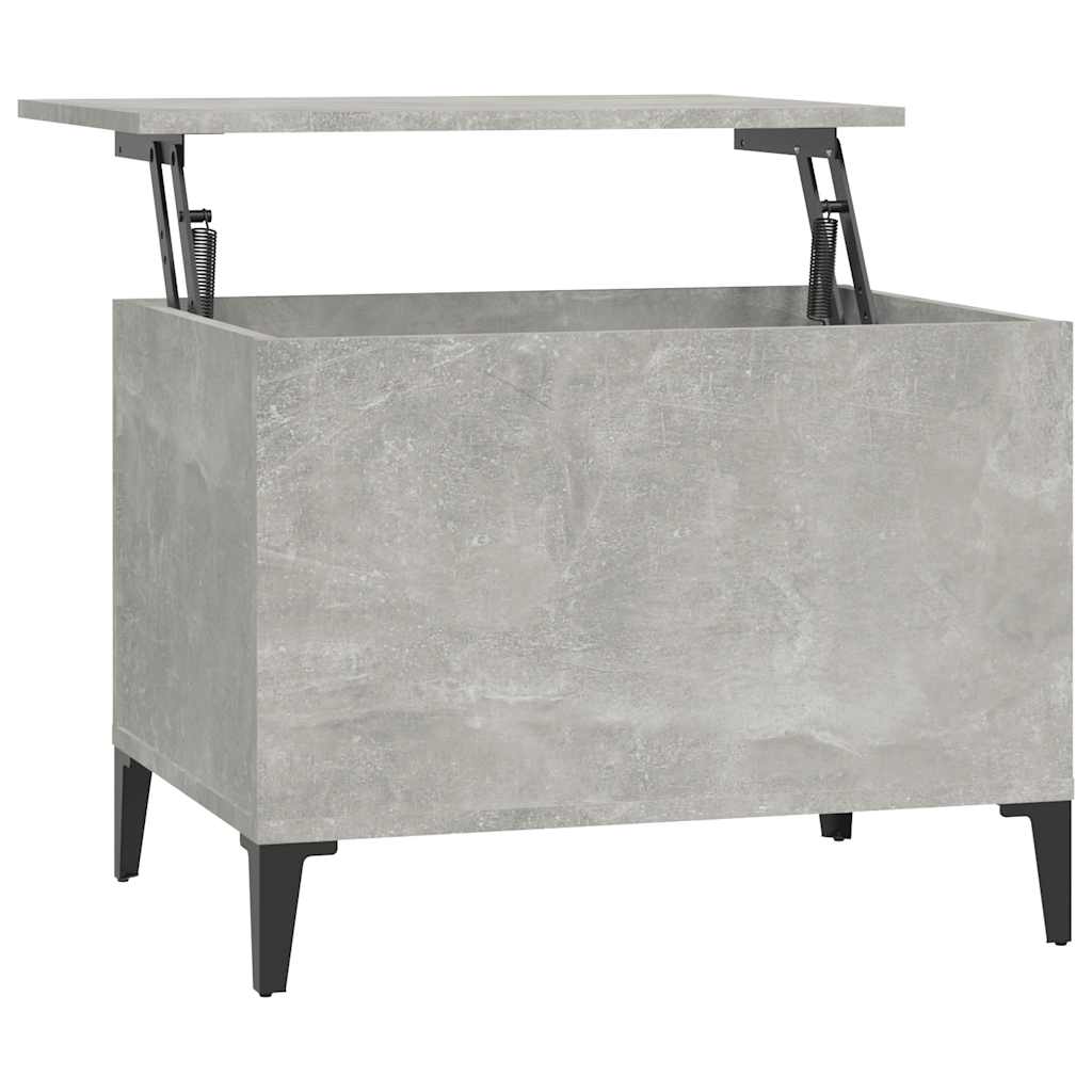 Tavolino Salotto Grigio Cemento 60x44,5x45 cm Legno Multistrato | homemem39