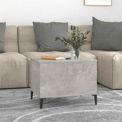 Tavolino Salotto Grigio Cemento 60x44,5x45 cm Legno Multistrato | homemem39