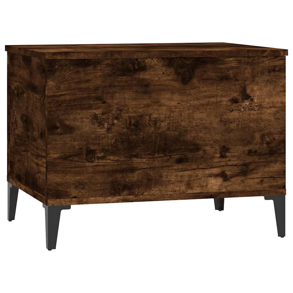 Tavolino da Salotto Rovere Fumo 60x44,5x45 cm Legno Multistrato | homemem39