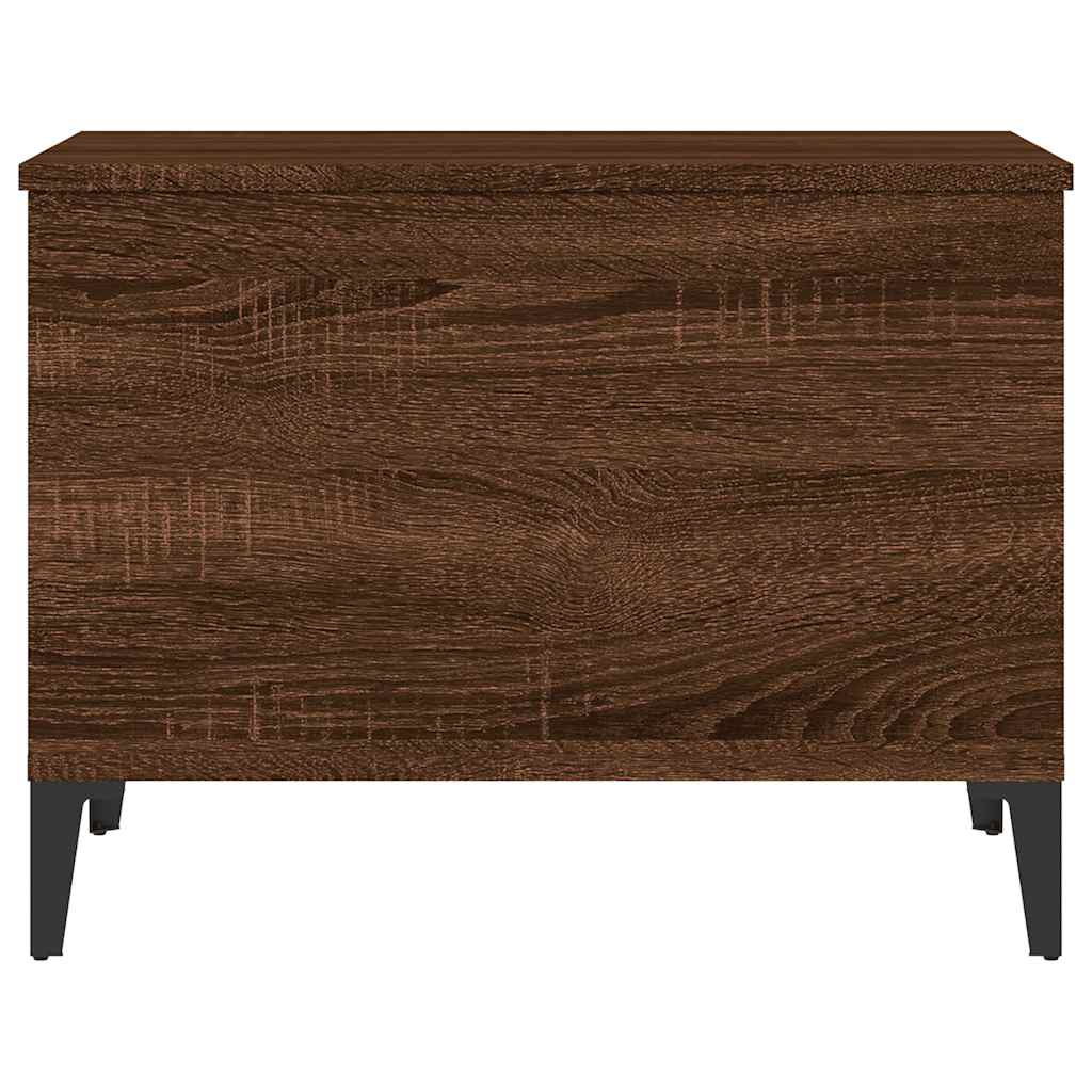 Tavolino Salotto Rovere Marrone 60x44,5x45 cm Legno Multistrato | homemem39