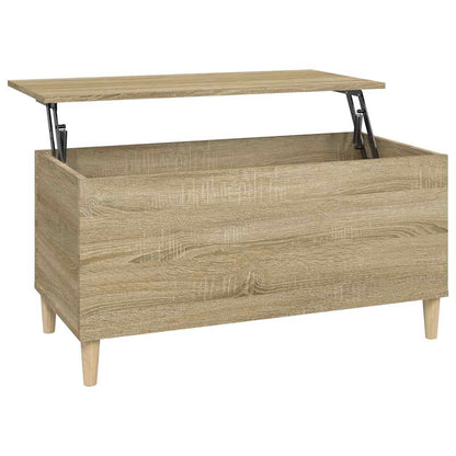 Tavolino Salotto Rovere Sonoma 90x44,5x45 cm Legno Multistrato | homemem39