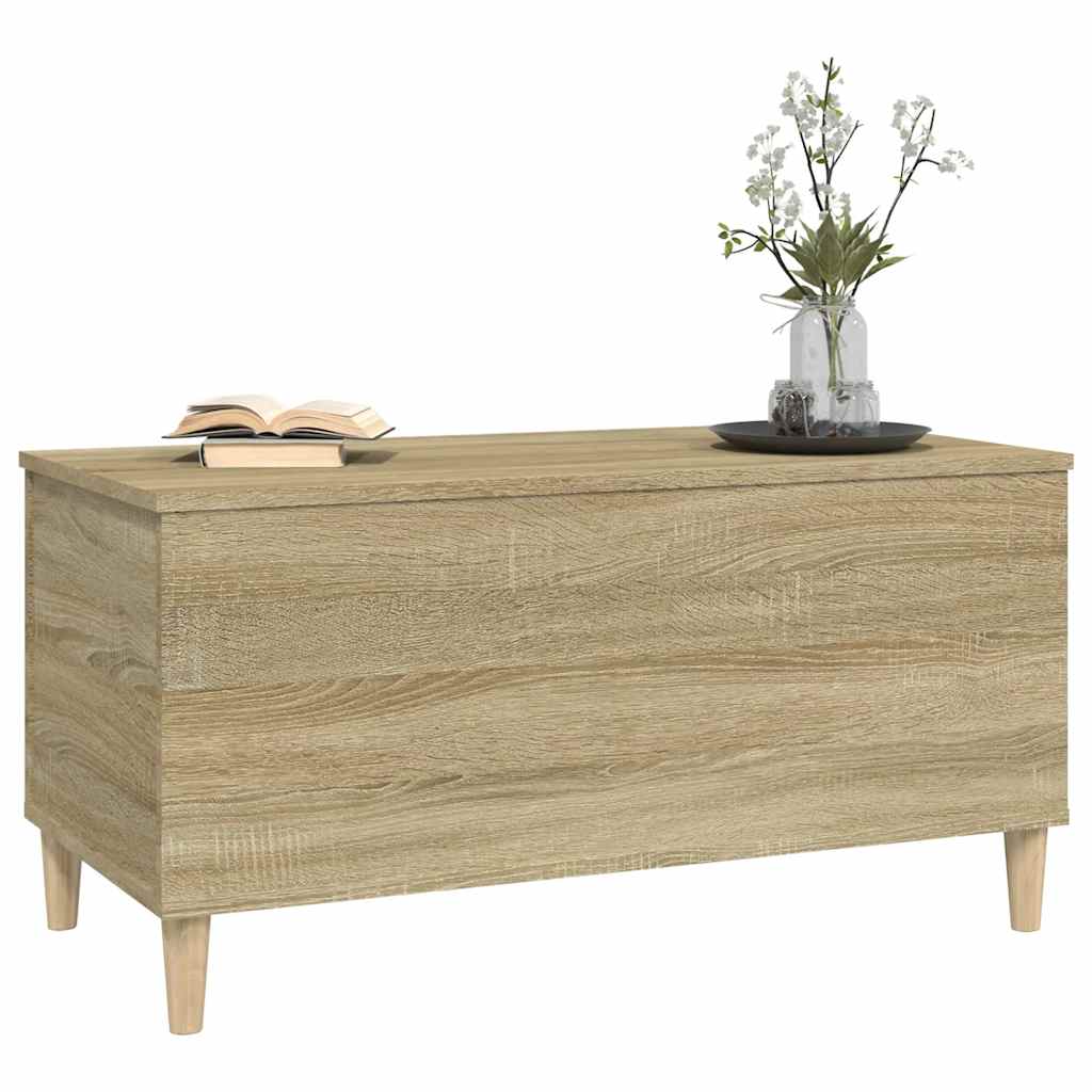 Tavolino Salotto Rovere Sonoma 90x44,5x45 cm Legno Multistrato | homemem39