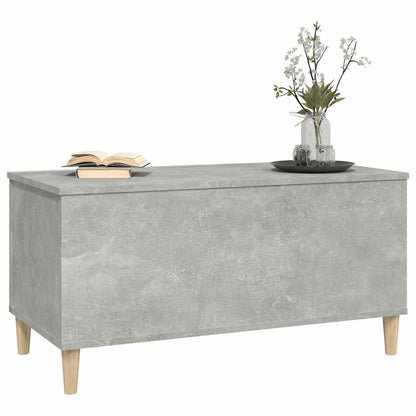 Tavolino Salotto Grigio Cemento 90x44,5x45 cm Legno Multistrato | homemem39